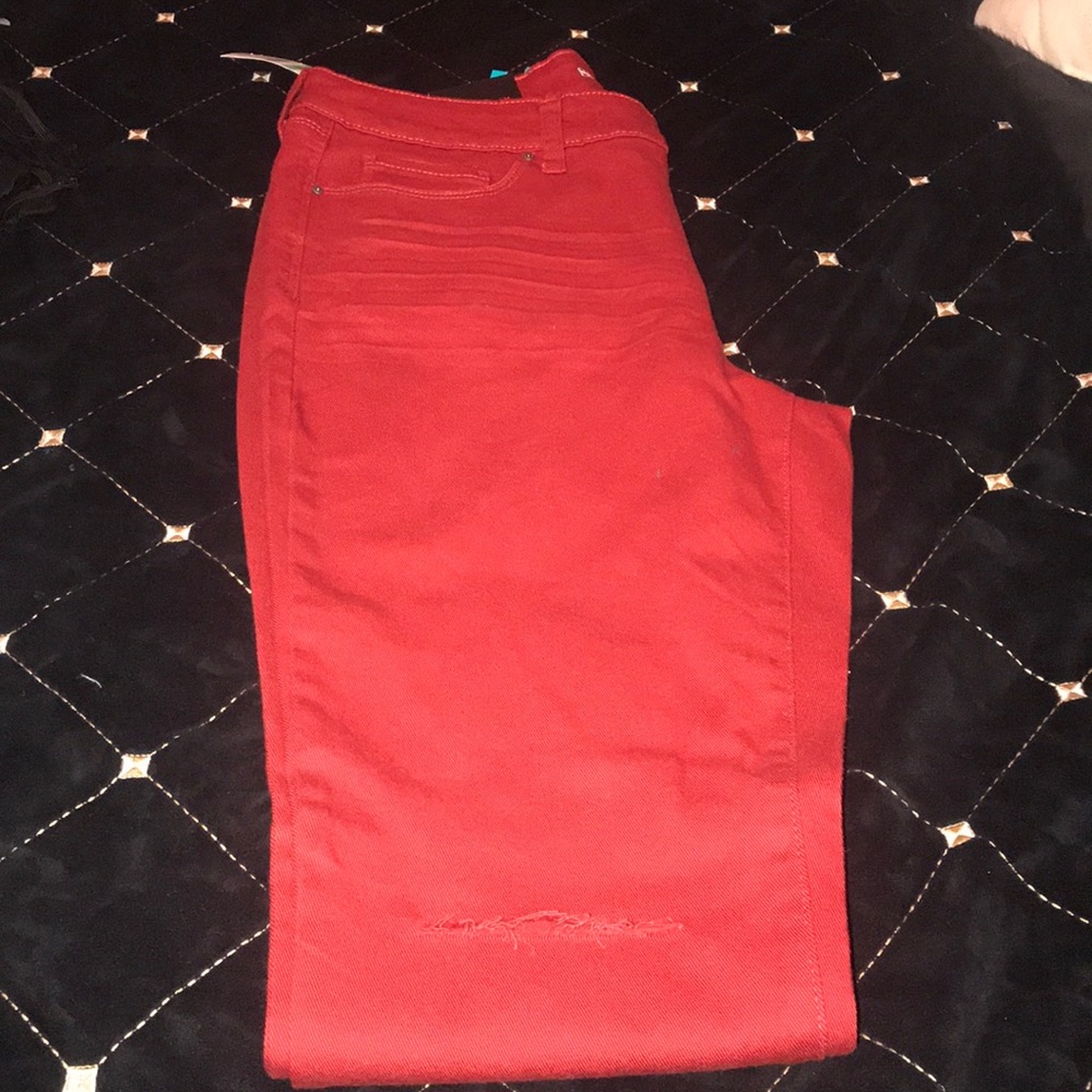 Autumn sunset skinny leg